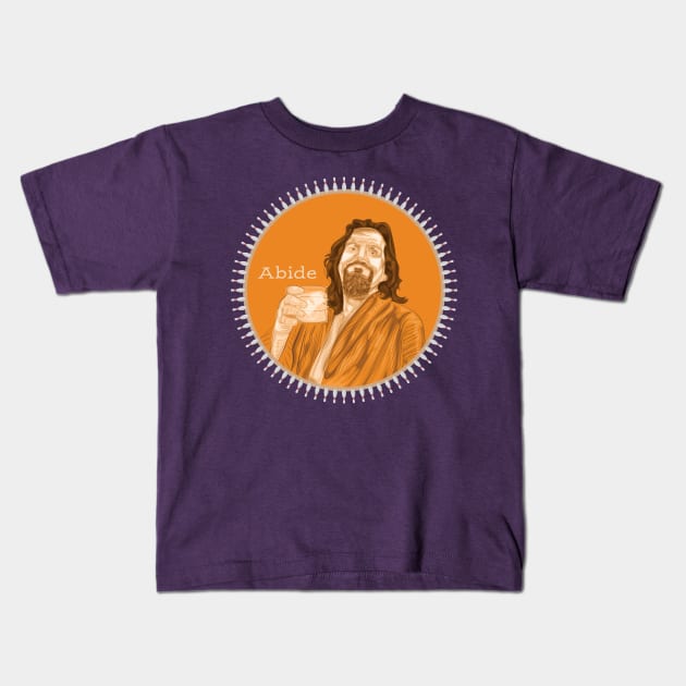 Abide Too Kids T-Shirt by TommyArtDesign